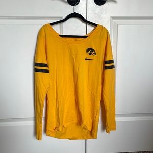 Yellow university of Iowa long sleeve